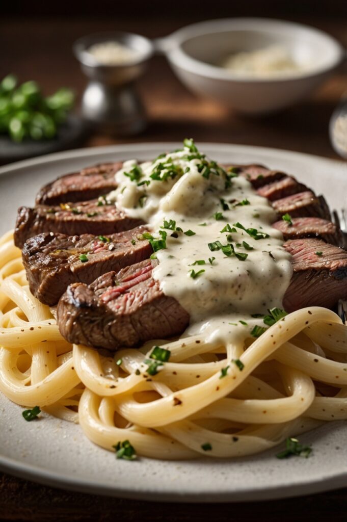 Olive Garden Steak Gorgonzola Alfredo