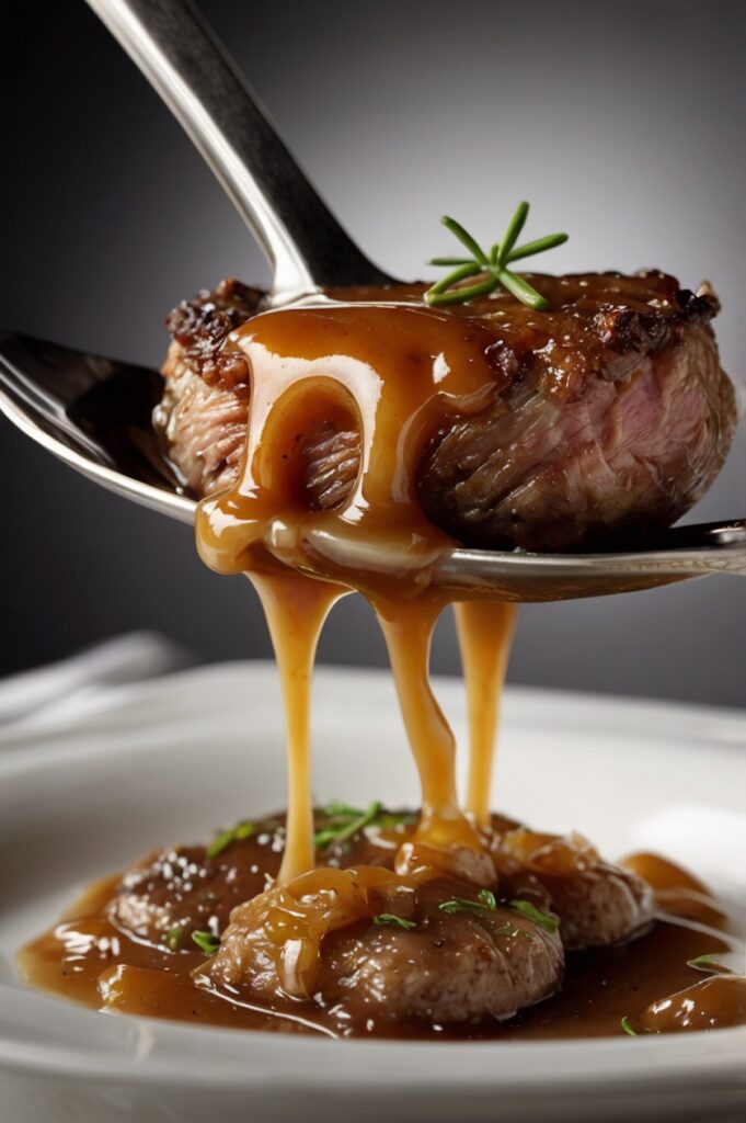 Juicy Hamburger Steaks with Savory Onion Gravy