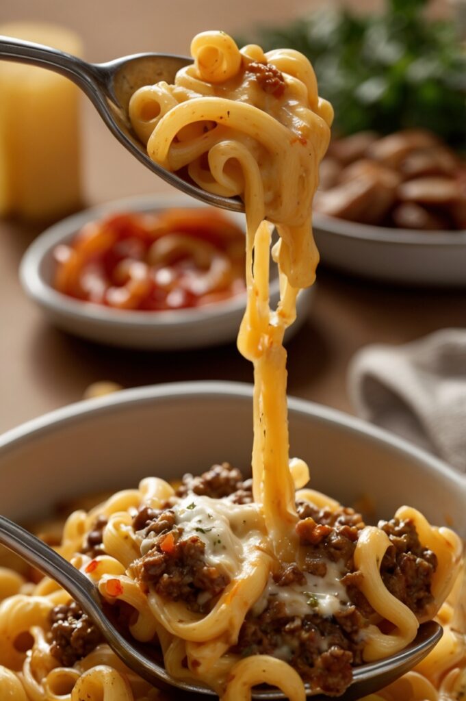 Loaded Cheeseburger Pasta Recipe