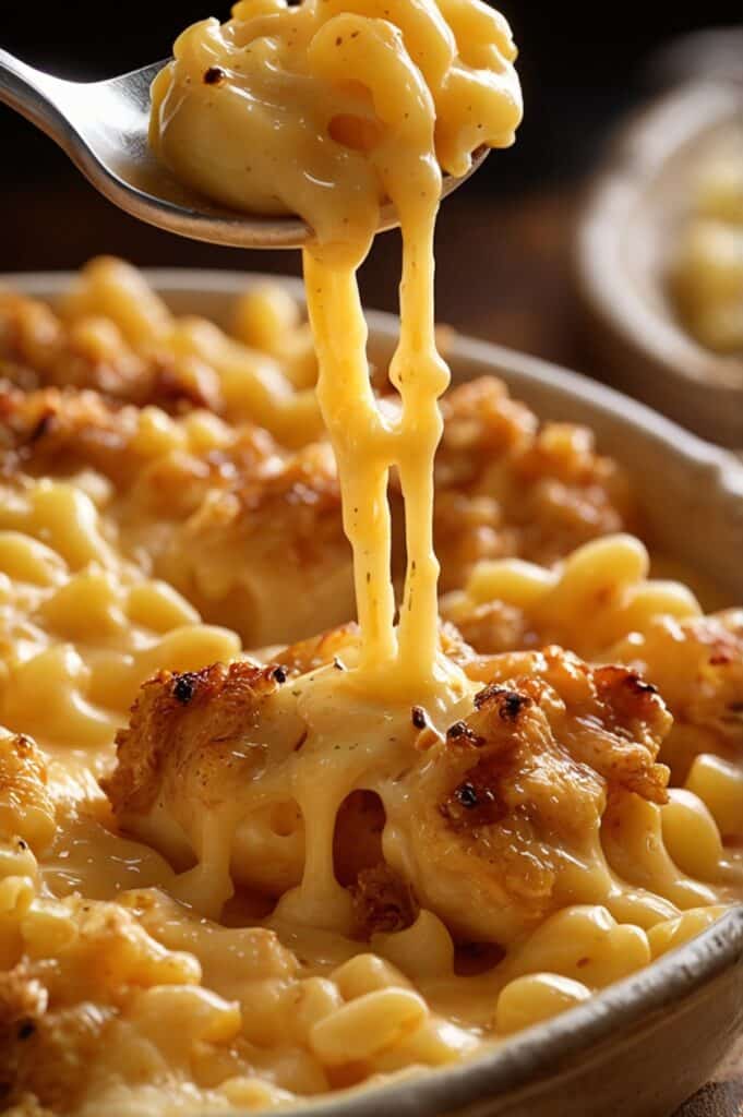 Honey Pepper Chicken Mac and Cheese