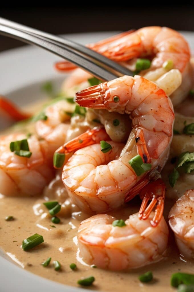 Steak in Creamy Cajun Shrimp Sauce