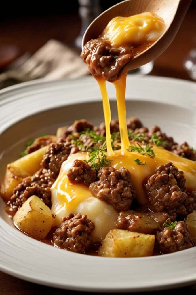 Hearty Ground Beef and Potatoes Skillet