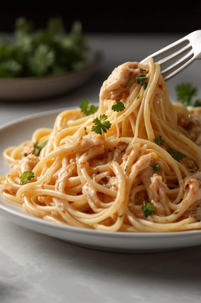 Ultimate Cheesy Chicken Spaghetti