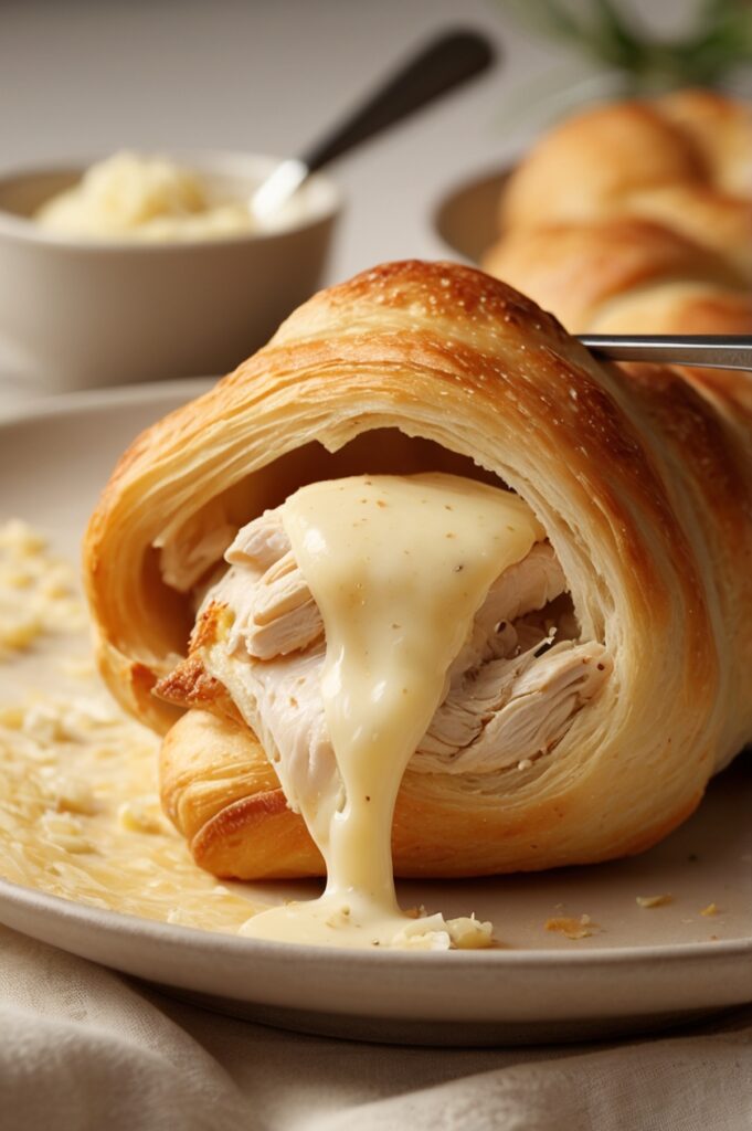 Easy Crescent Roll Chicken Bundles Recipe