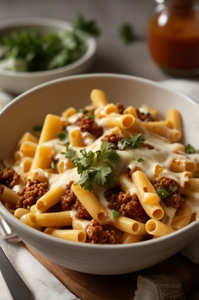 Cheesy Taco Pasta
