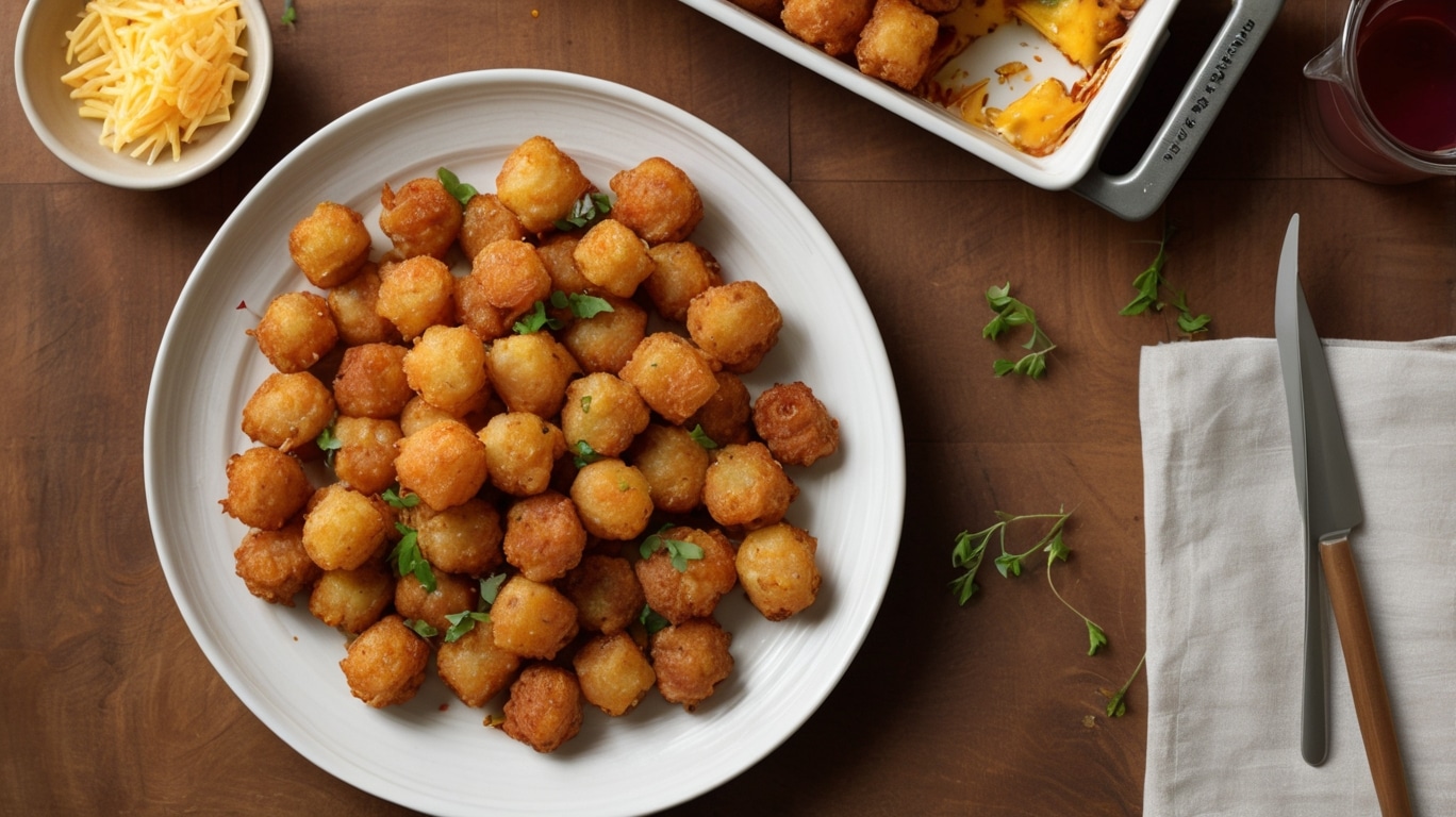 Cheeseburger Casserole with Crispy Beef & Tater Tots
