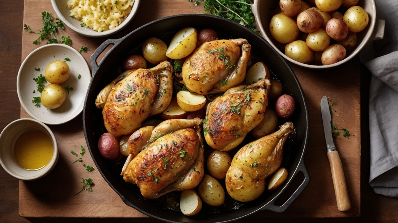One-Pan Garlic Parmesan Chicken & Potatoes