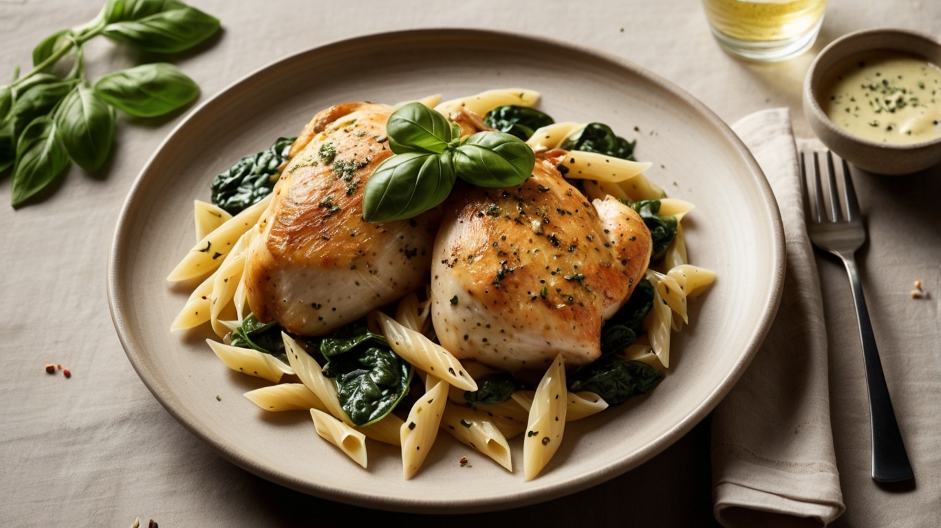 Flavor-Packed Pesto Chicken Florentine