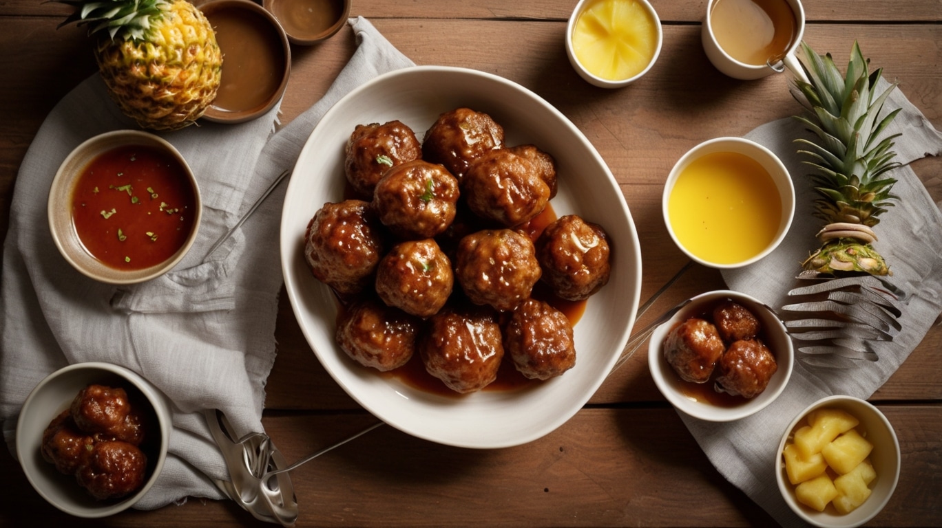 Slow Cooker Pineapple Barbecue Meatballs – Sweet & Tangy Party Favorite