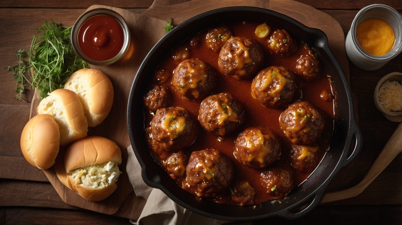 Barbecue Beef Cheeseburger Meatballs