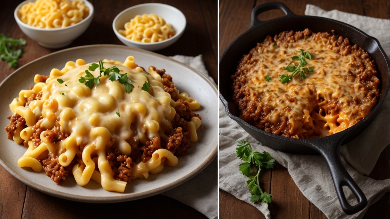 Sloppy Joe Mac & Cheese