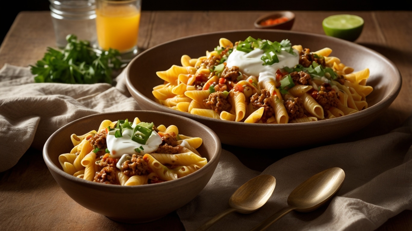 Cheesy Taco Pasta