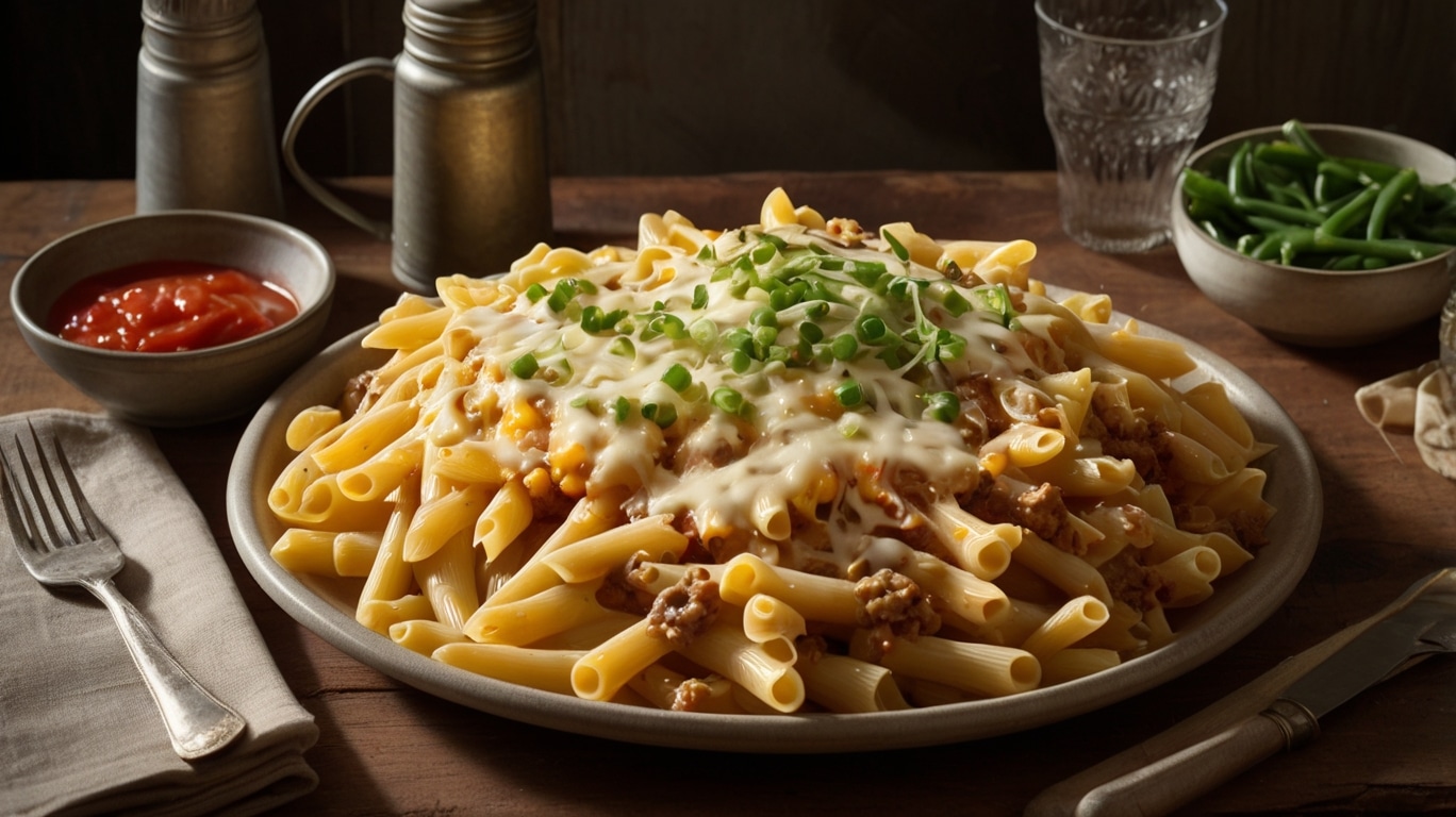 Loaded Cheeseburger Pasta Recipe