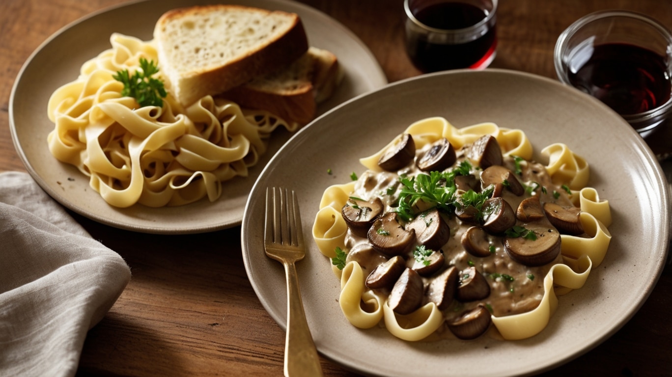Classic Creamy Beef & Mushroom Stroganoff