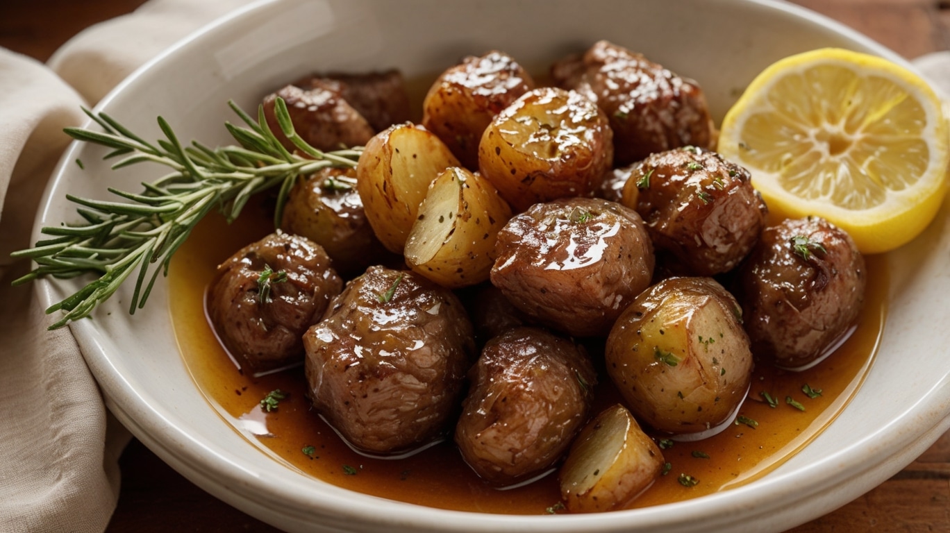 Slow Cooker Garlic Butter Beef Bites