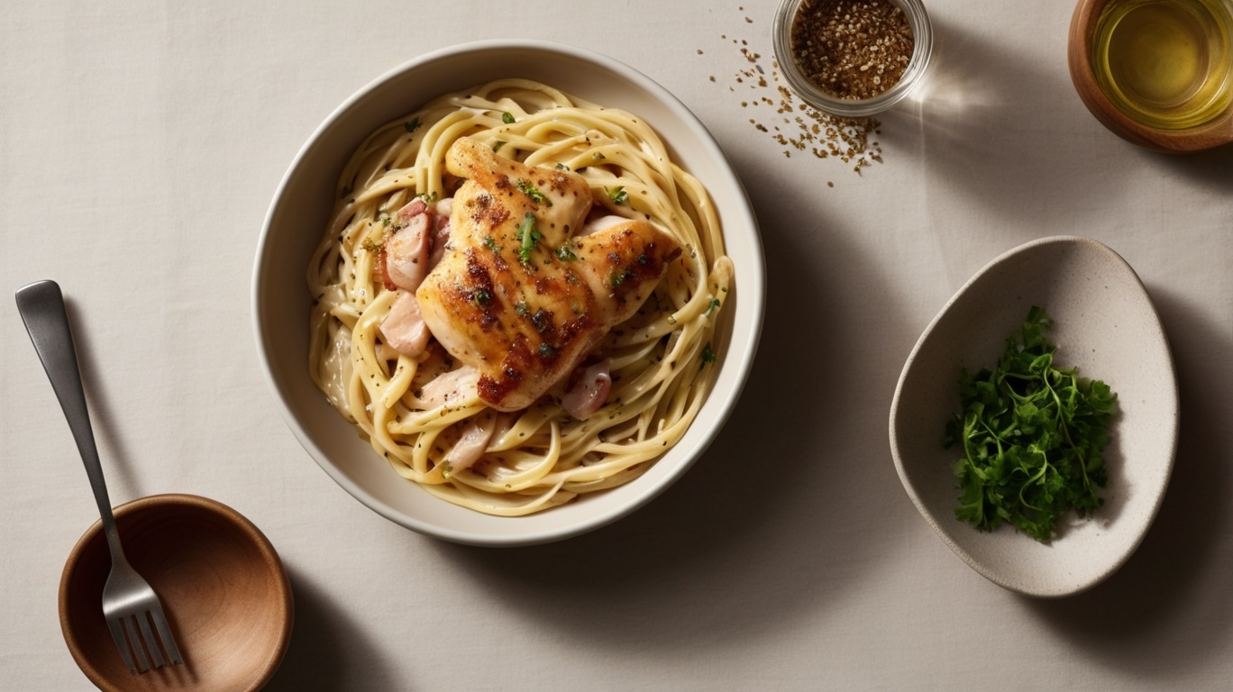 Creamy Chicken Carbonara Recipe