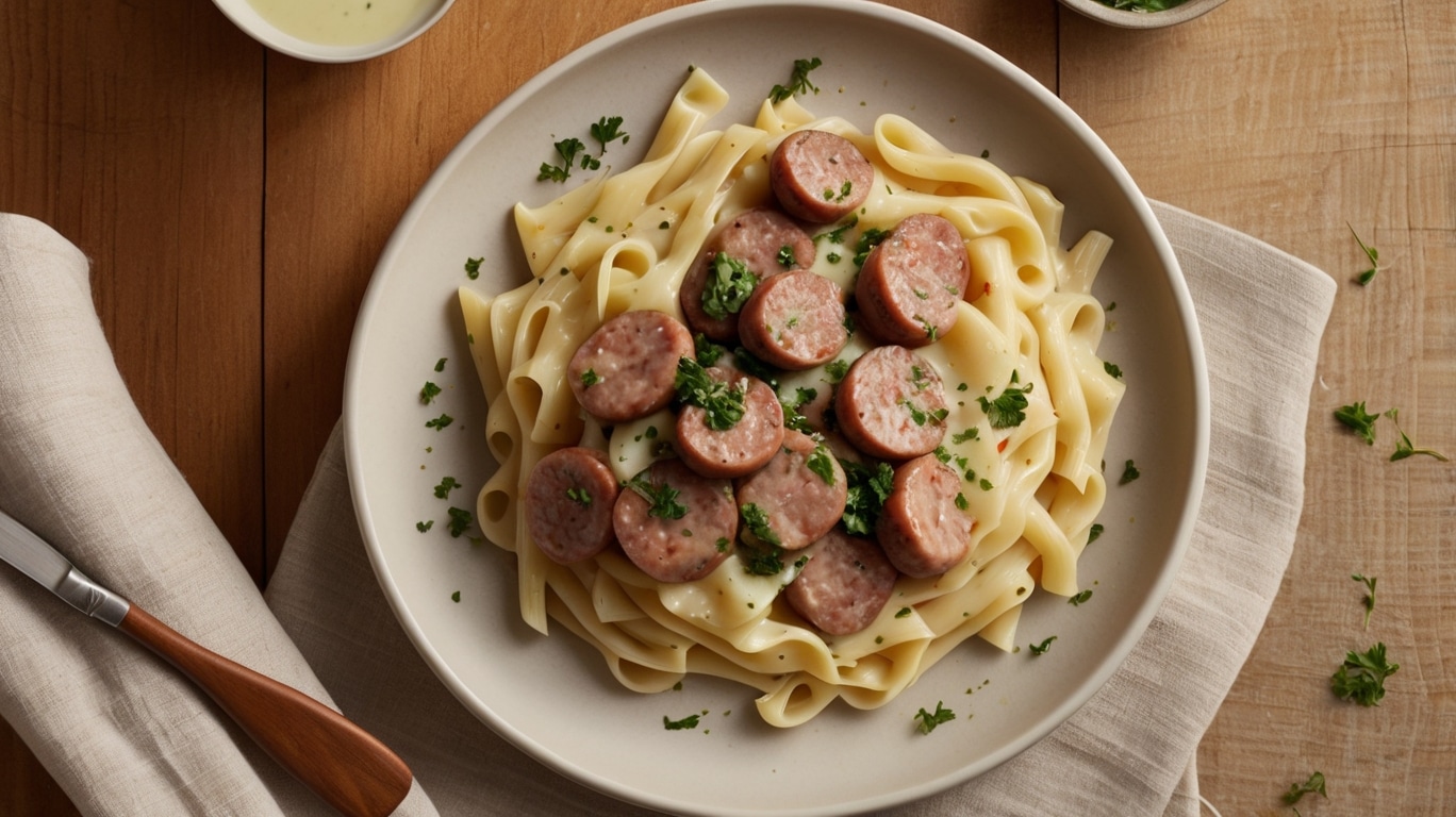 Creamy Sausage Alfredo