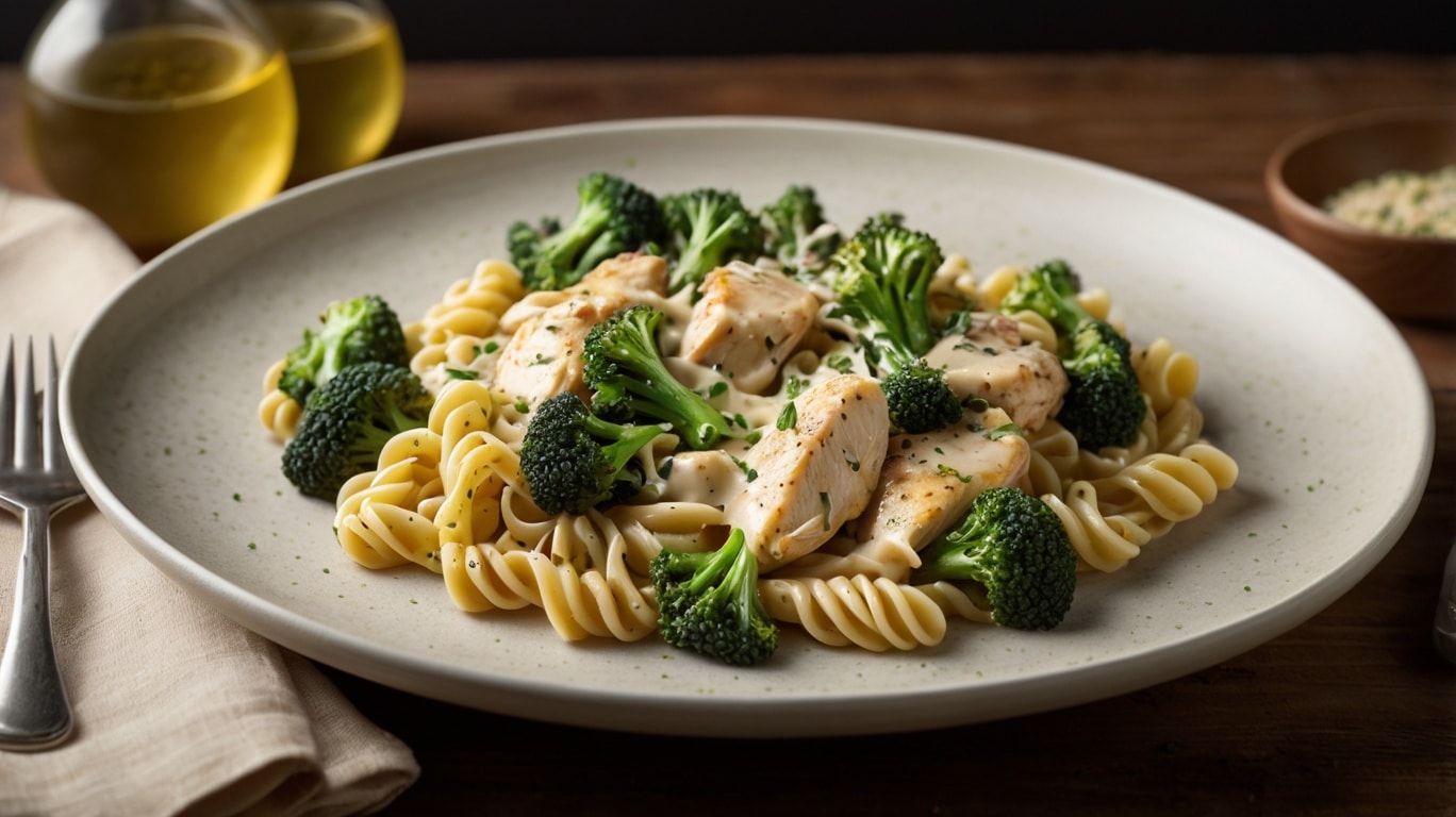 Savory Creamy Chicken and Broccoli Pasta Delight