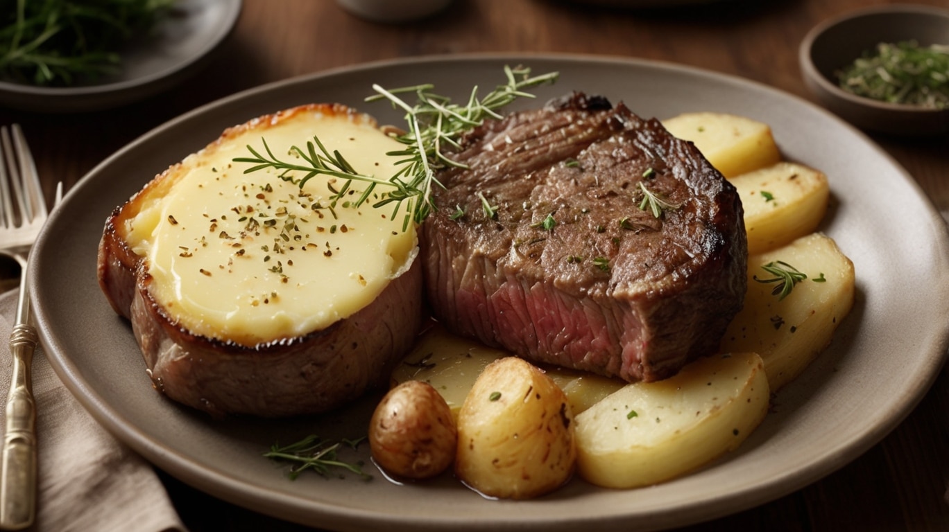 Beef Chops with Scalloped Potatoes