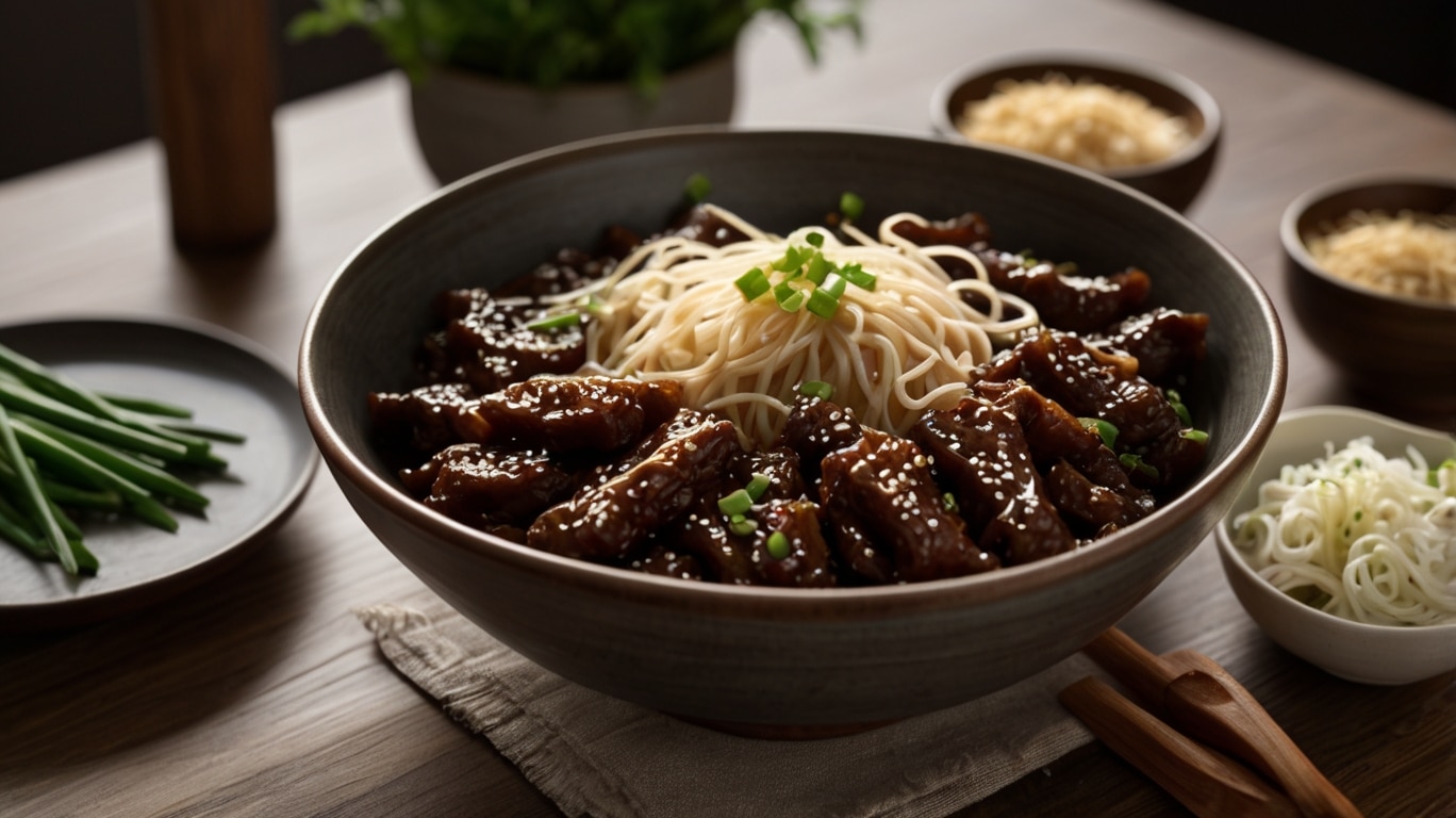 Quick & Savory Mongolian Beef and Noodles
