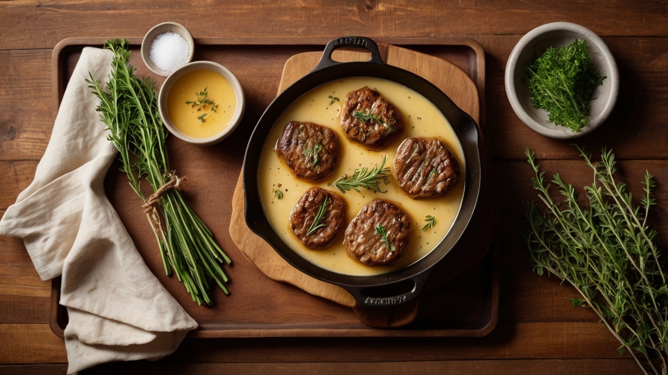 Delicious Scalloped Potatoes with Savory Beef Cutlets