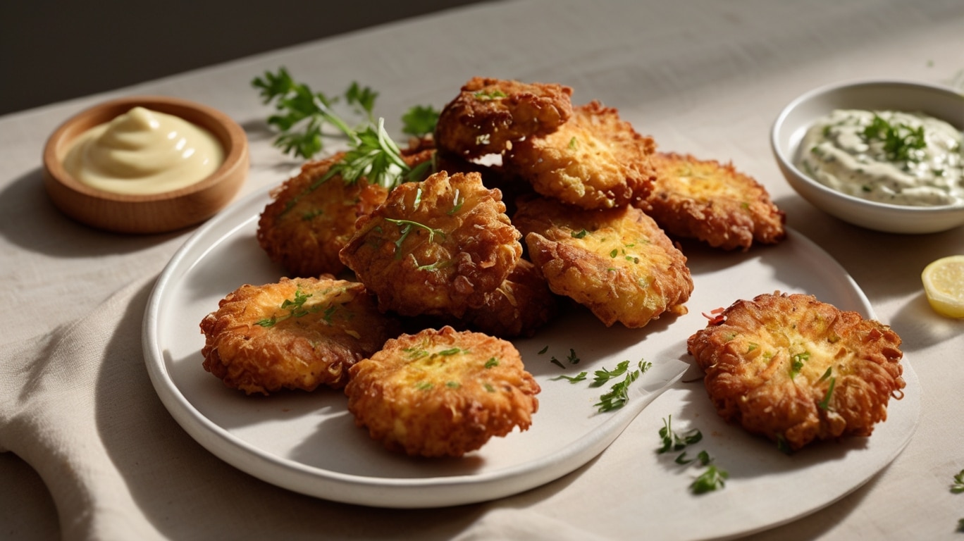 Easy & Juicy Cheesy Chicken Fritters Recipe