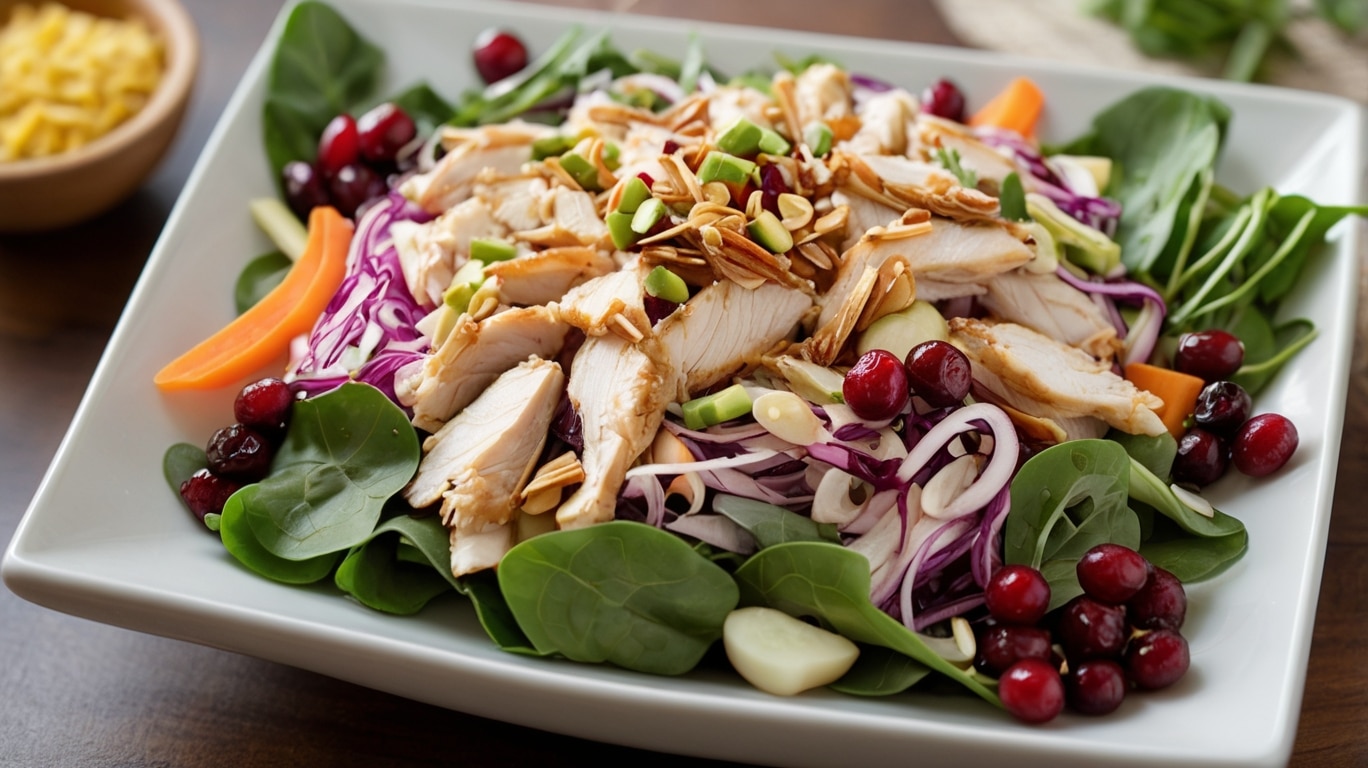 Fresh & Flavorful Asian Chicken Cranberry Salad