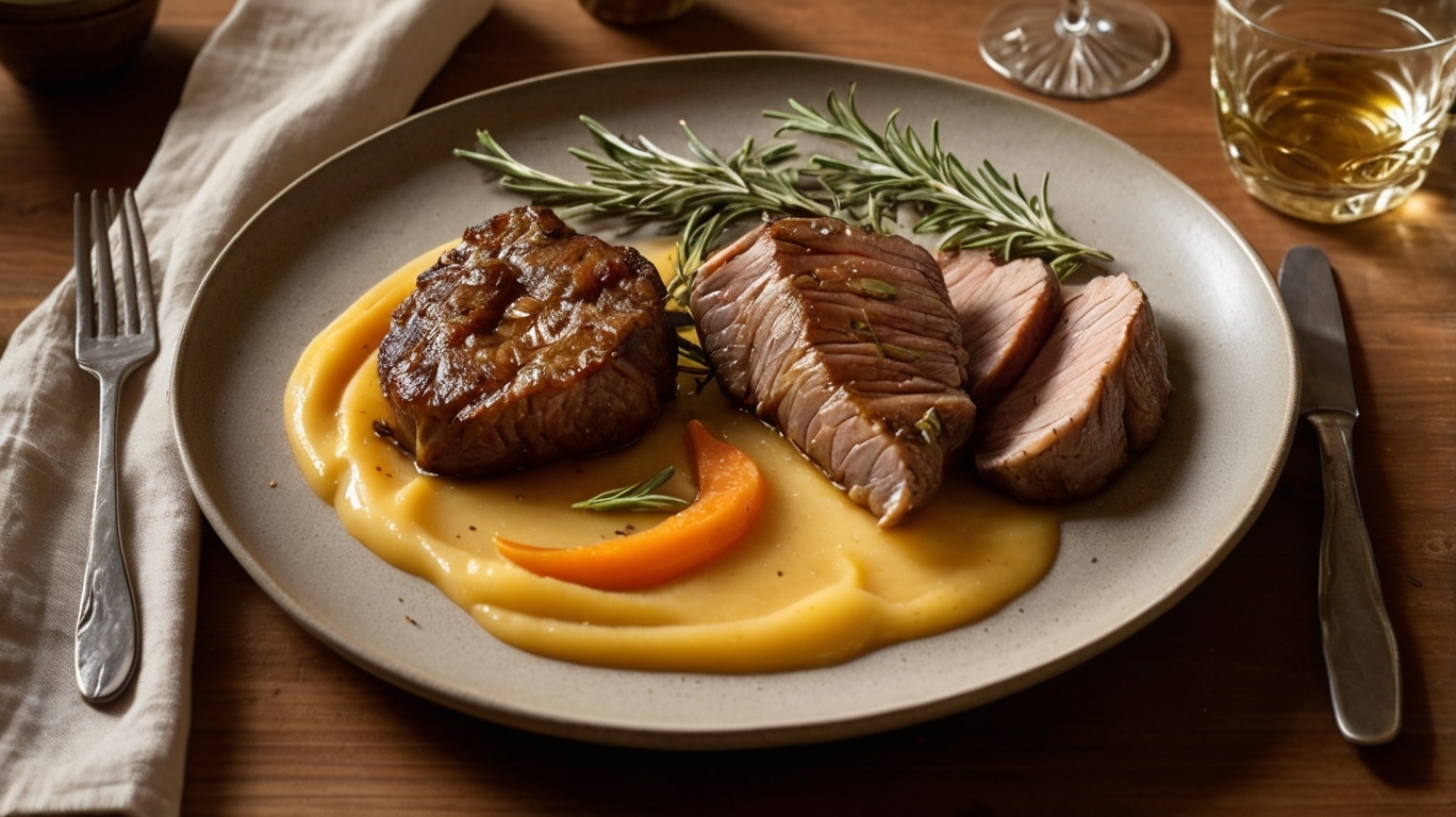 Tender Slow-Cooked Lamb Shoulder with Rosemary & Honey