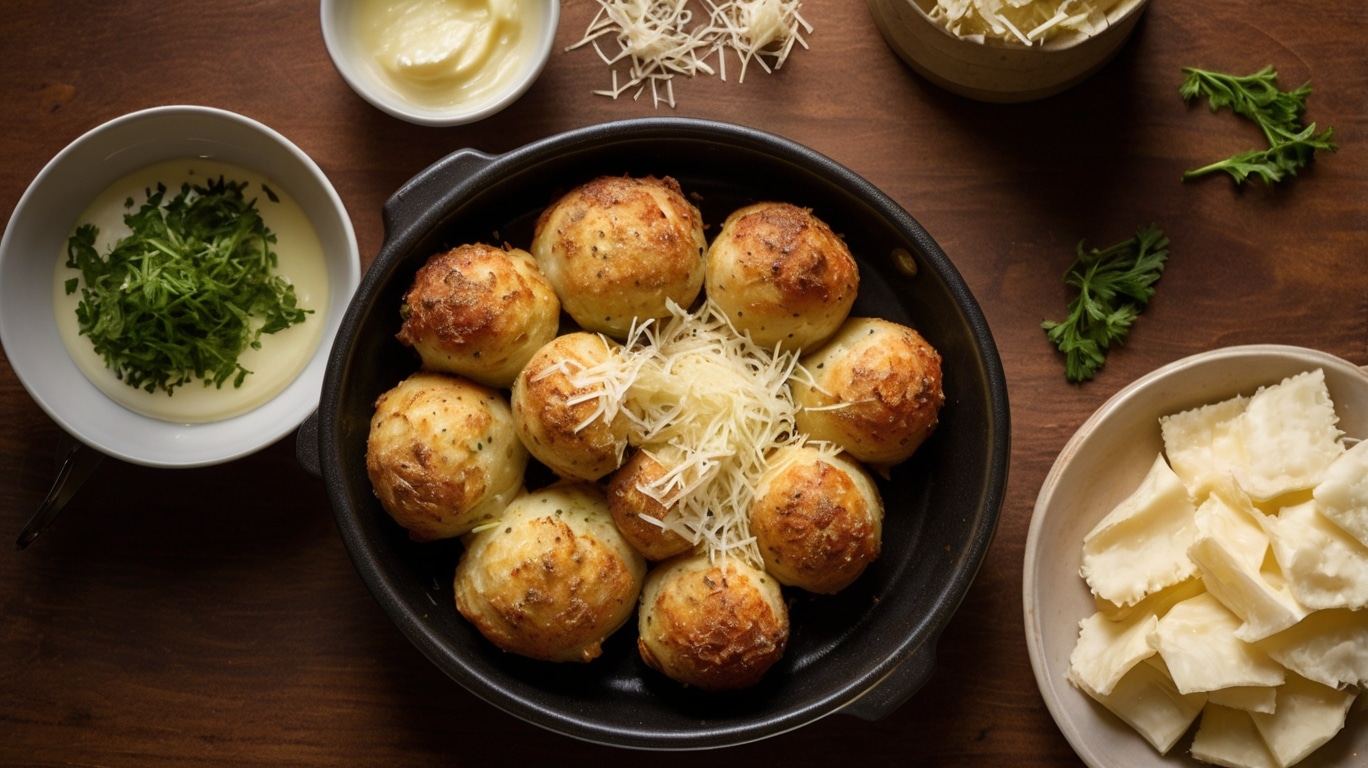 Garlic Parmesan Cheeseburger Bombs
