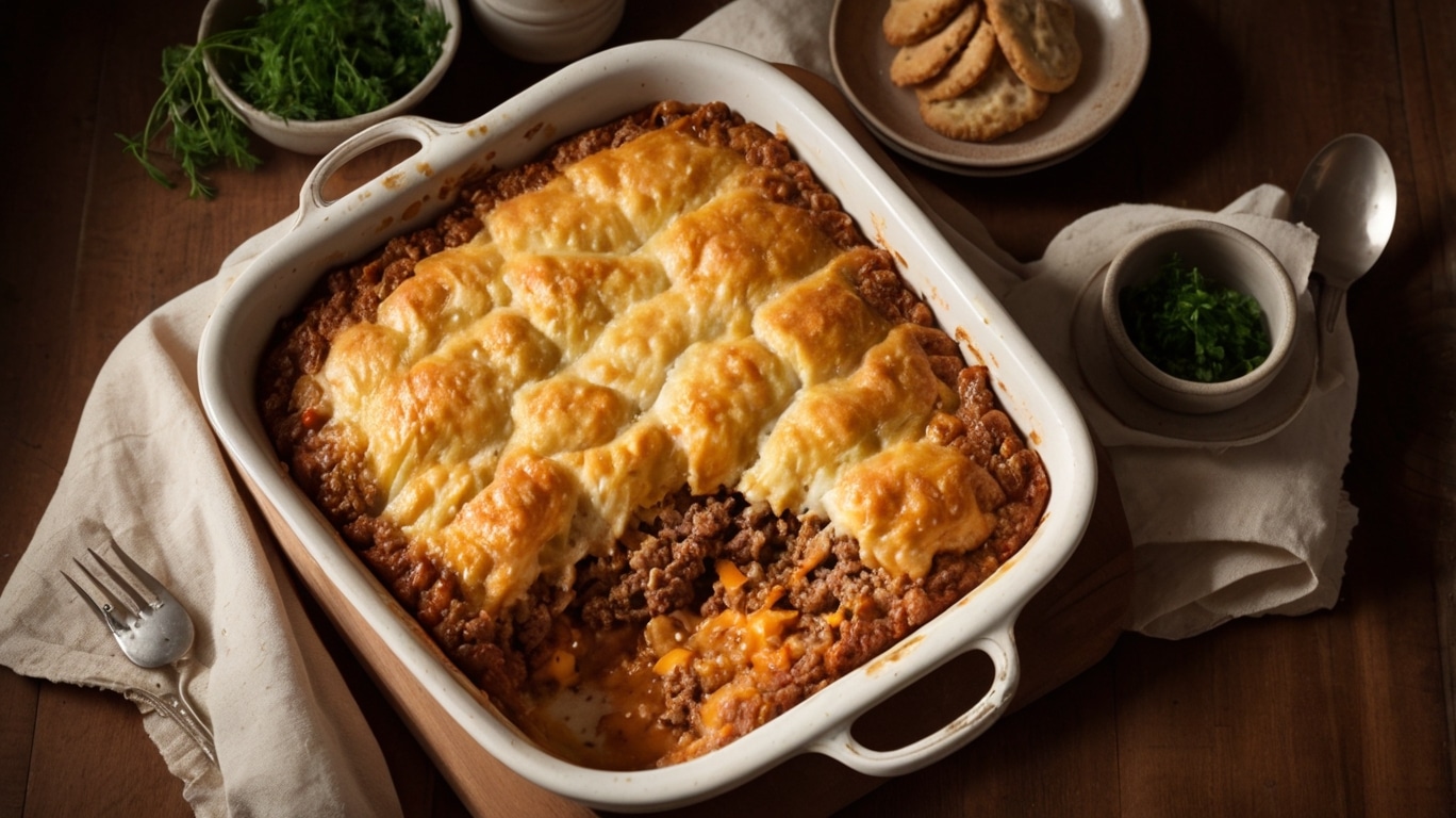 Easy Sloppy Joe Biscuit Casserole