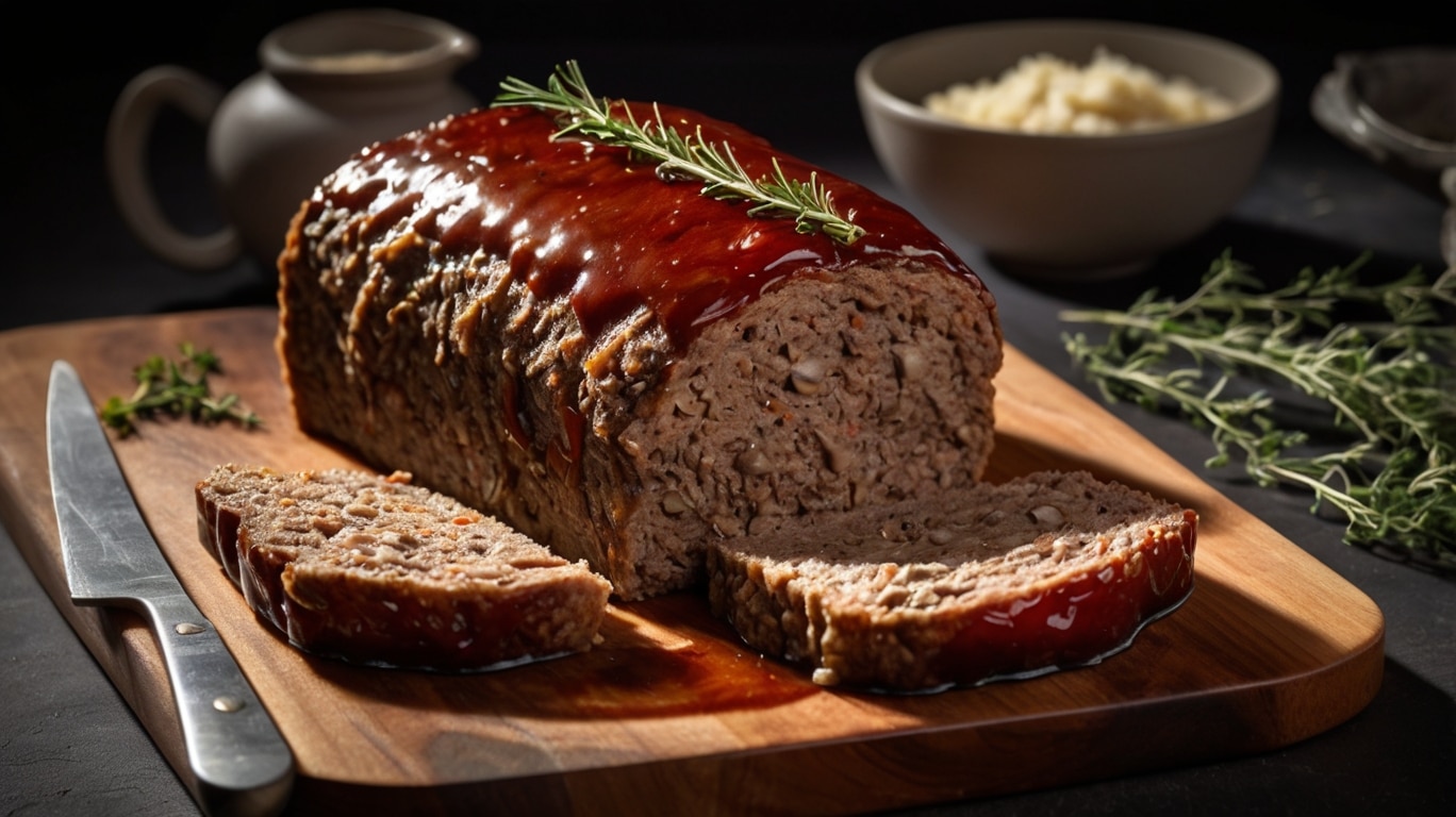 Mushroom Stuffed Meatloaf Recipe