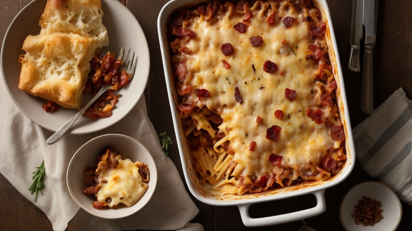 Bacon Cheeseburger Lasagna