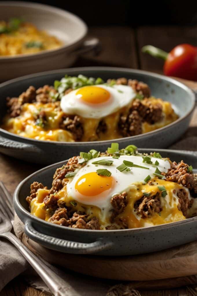 Chili Relleno Casserole with Beef