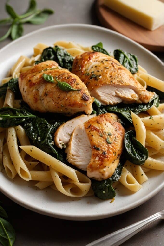 Flavor-Packed Pesto Chicken Florentine