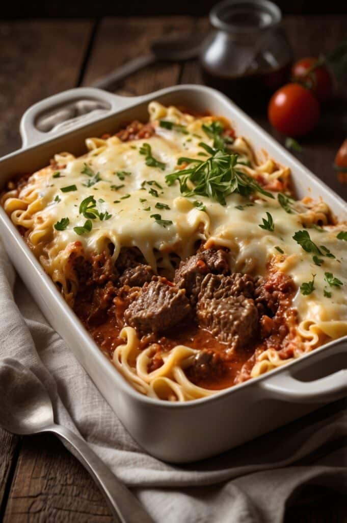 Hearty Beef Lombardi Casserole Recipe