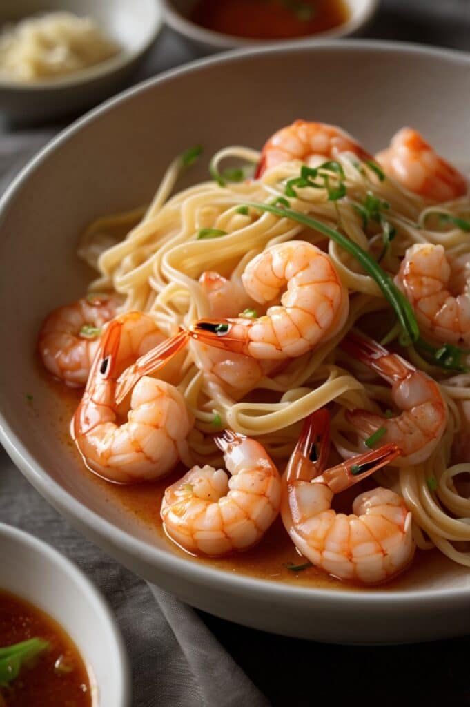 Bang Bang Shrimp and Pasta