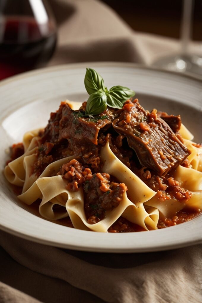 Short Ribs Ragu with Pappardelle