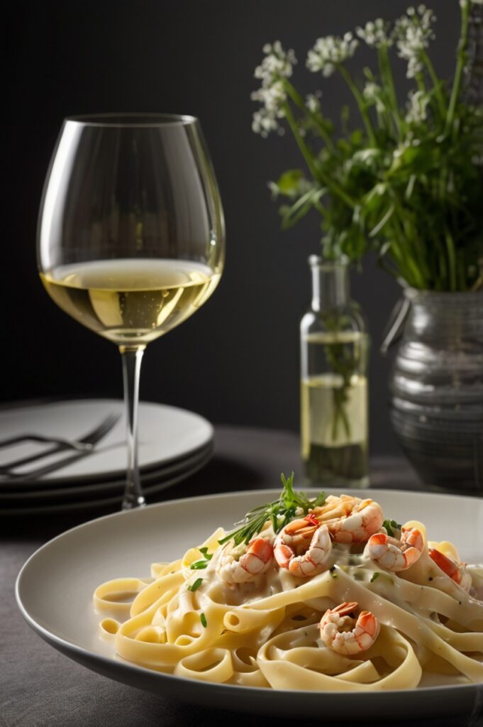 Creamy Crab Fettuccine Alfredo