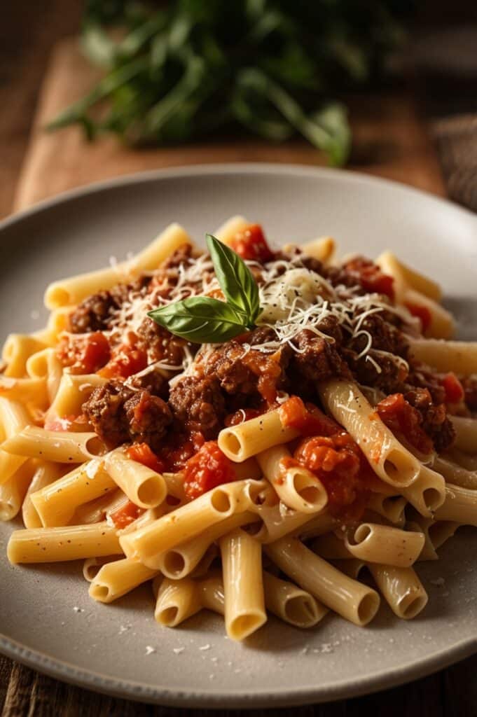 Homemade Beefaroni
