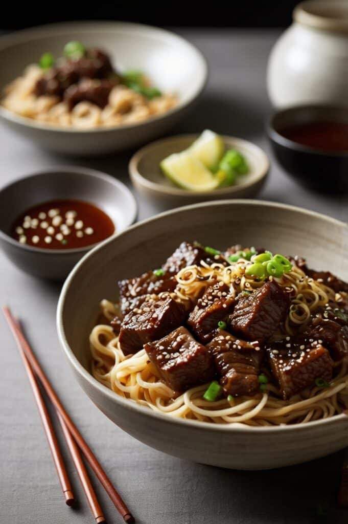 One-Pan Sticky Beef & Noodles Recipe