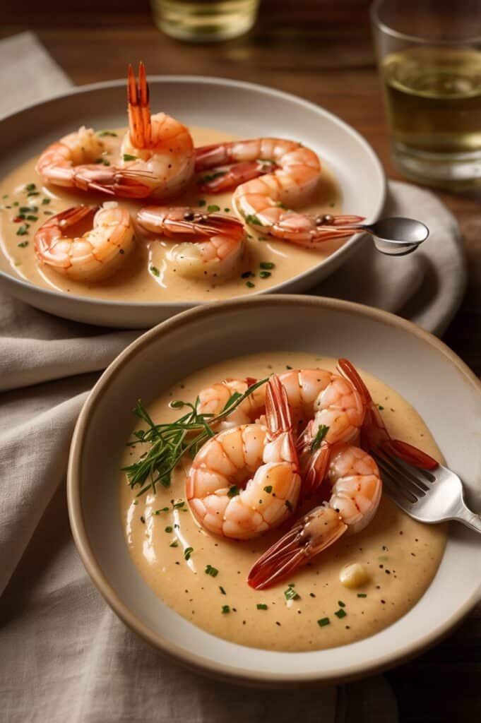 Steak in Creamy Cajun Shrimp Sauce