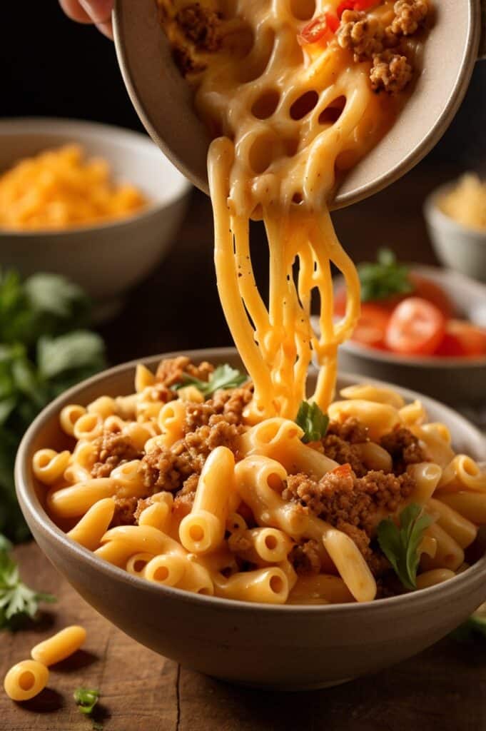 Cheesy Taco Pasta
