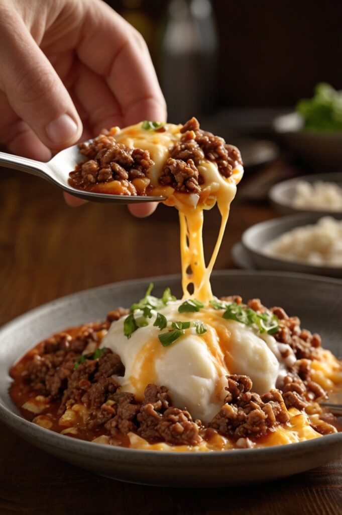 Cheesy Double Beef Burrito