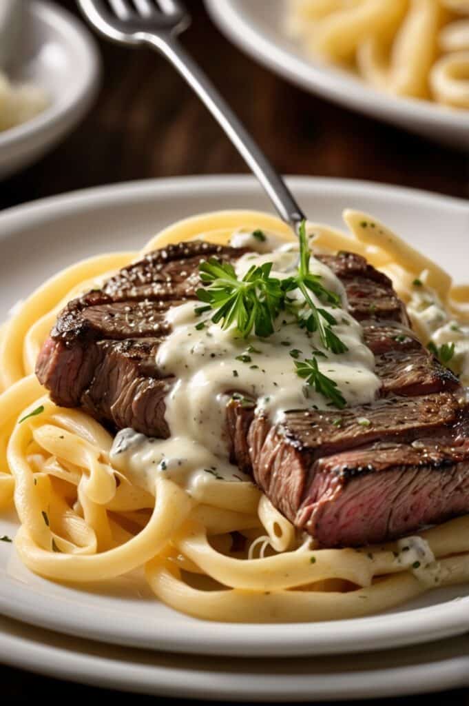 Olive Garden Steak Gorgonzola Alfredo