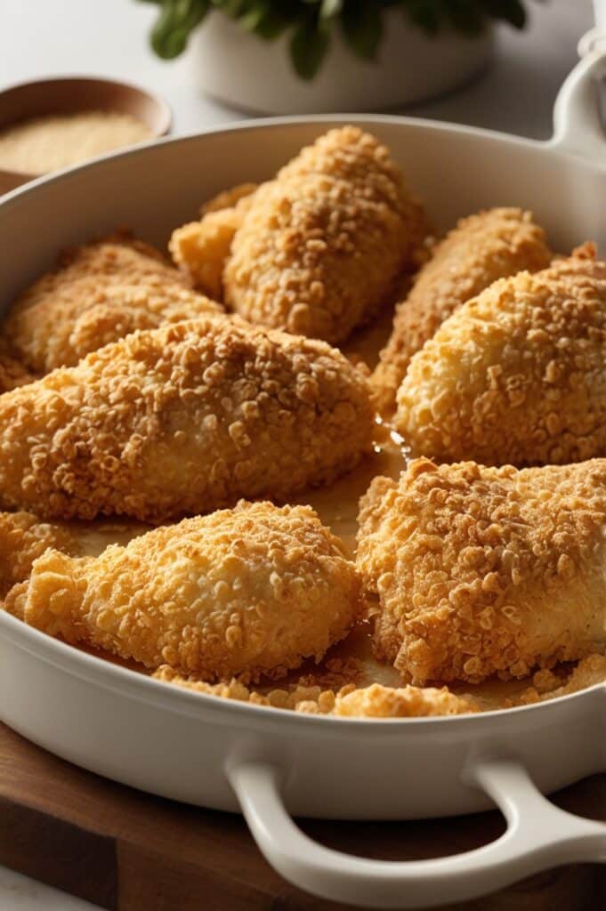 Crispy Ritz Cracker Chicken