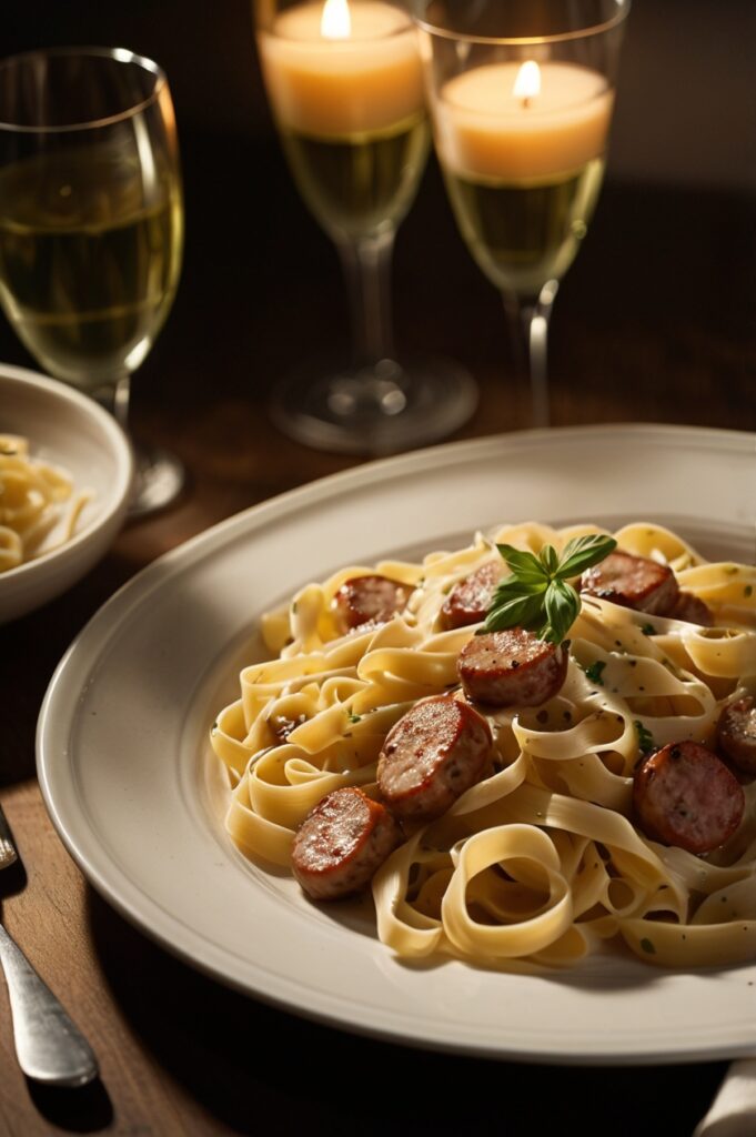 Creamy Sausage Alfredo