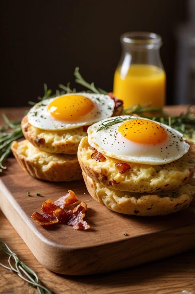 English Muffin Breakfast Pizza