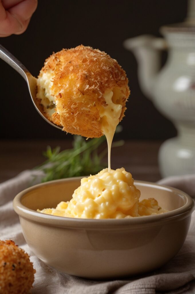 Crispy Baked Potato Cheese Balls