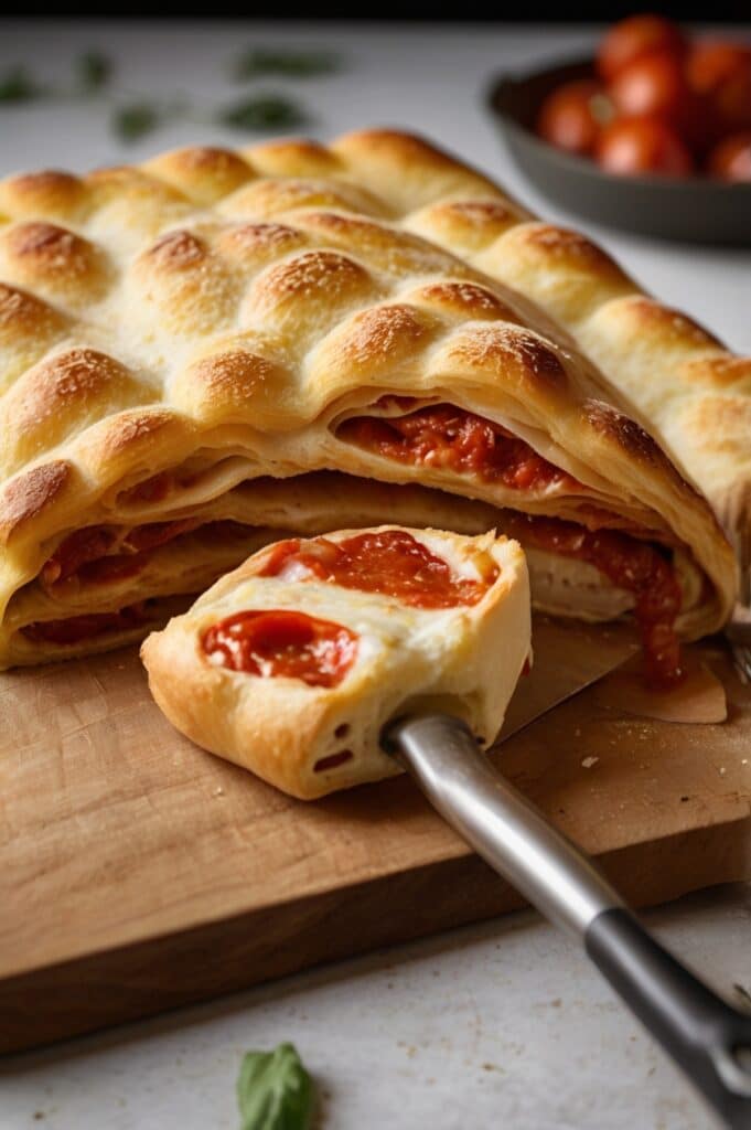 Cheesy Pepperoni Stromboli