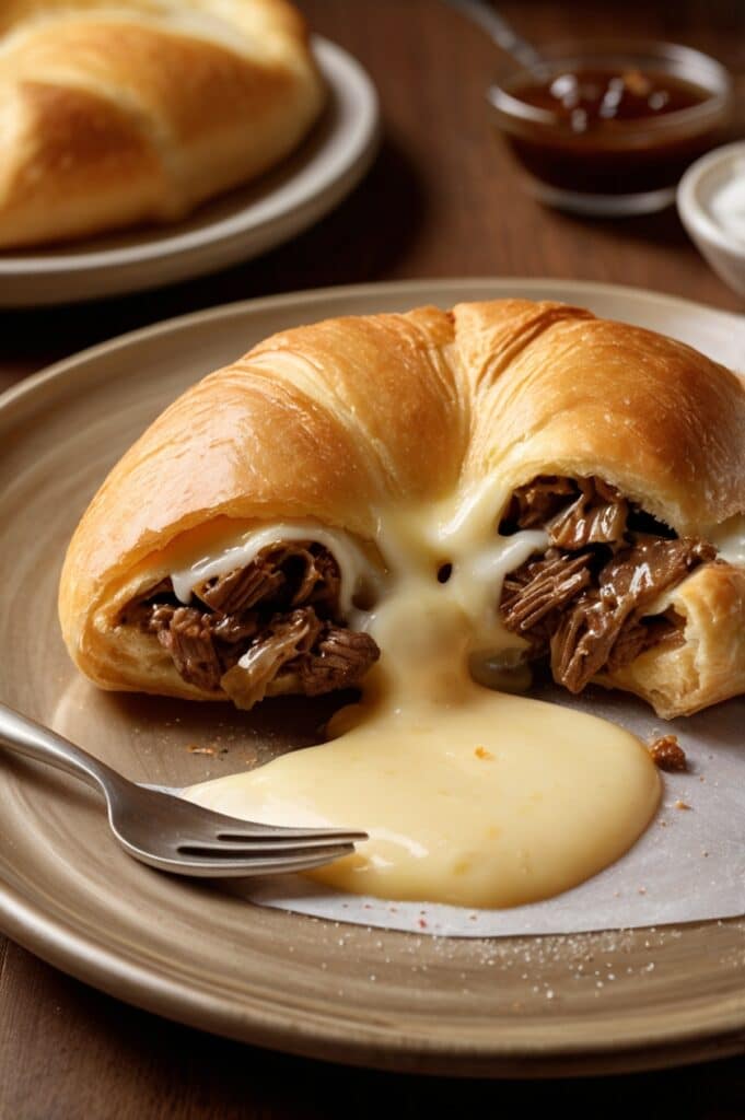 Philly Cheese Steak Crescent Ring Recipe
